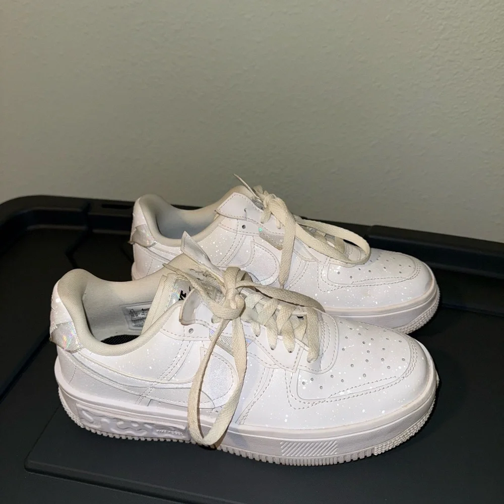 Reflective Nike Air Force 1’s - Picture 1 of 4